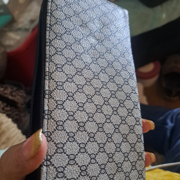 Designer Monogram Zip Wallet - Picture 3 of 3